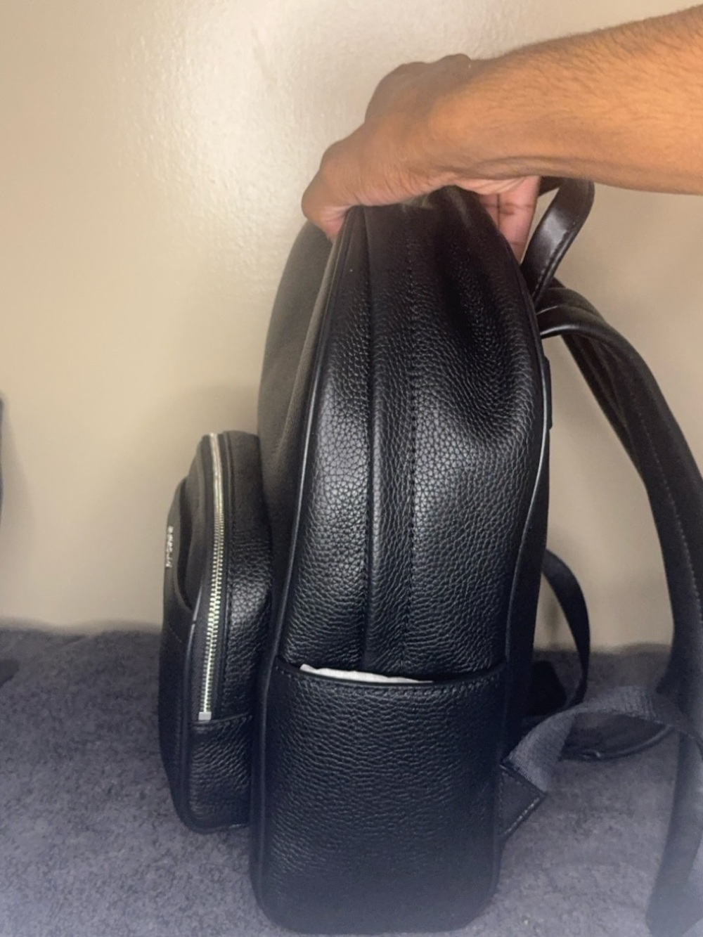 MICHAEL KORS Bex Medium Pebbled Leather Backpack - Picture 4 of 10